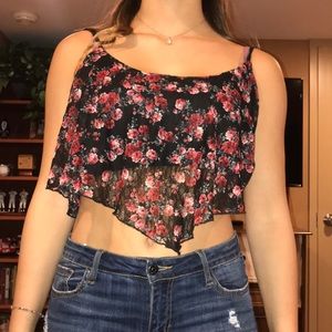 floral crop top